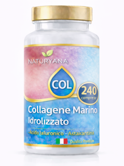 Collagene Marino Idrolizzato + Acido Ialuronico +Astaxantina+ Beauty Complex (240 compresse)